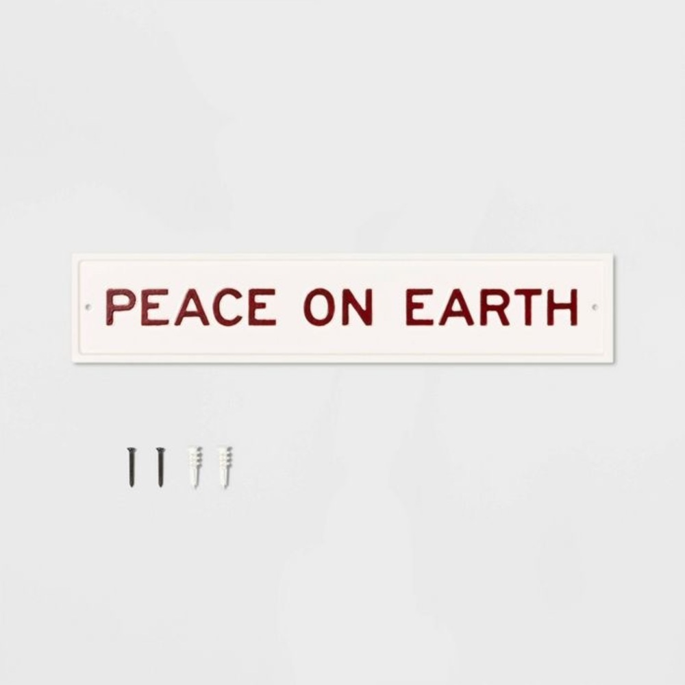 Hearth And Hand With Magnolia Peace On Earth Sign